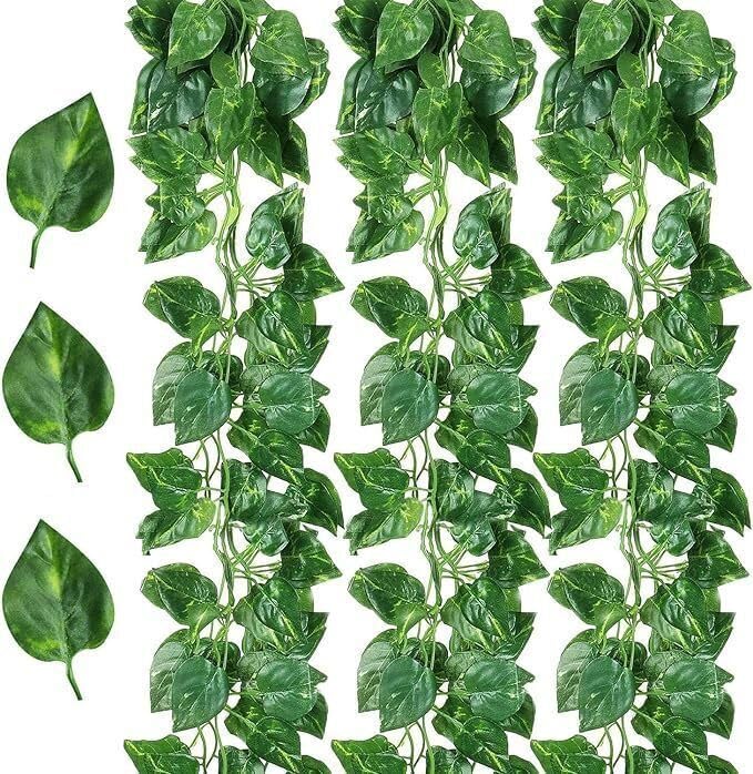 Artificial Green Leaves Vines | Greenery Garland for Wall Hanging Decor