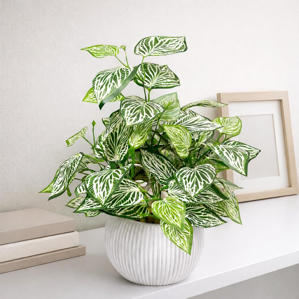 Artificial Green Potted Plant for Living Room, Bedroom & Office Decor | 37 cm