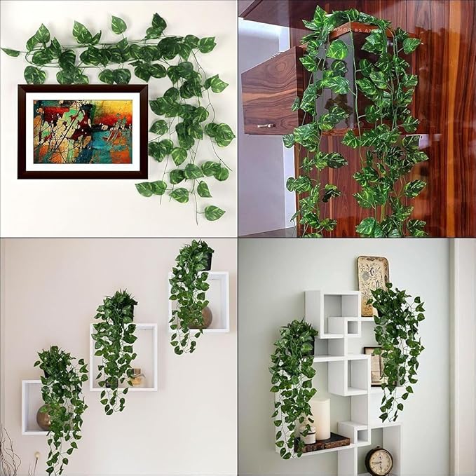 Artificial Green Leaves Vines | Greenery Garland for Wall Hanging Decor