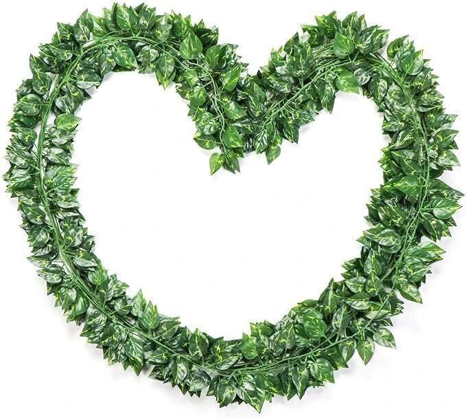 Artificial Green Leaves Vines | Greenery Garland for Wall Hanging Decor